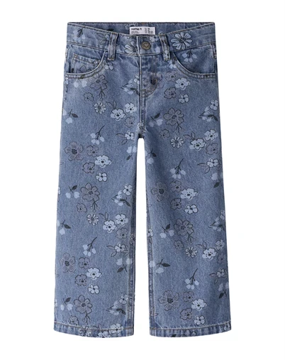 Name it - NMFRose Wide Jeans - Medium Blue Denim